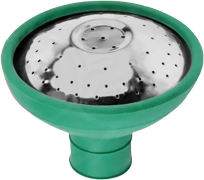 Produktbild von Gießkopf – Rasensprengeraufsatz – Zum Bewässern von Pflanzen – Gleichmäßige Wasserverteilung – 8 cm Durchmesser – Metall