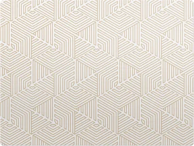 Produktbild von Geometrisches Labyrinth – Bodenschutzmatte – Stuhlunterlage 120x90 cm – Rutschfest – Hartbodenmatte