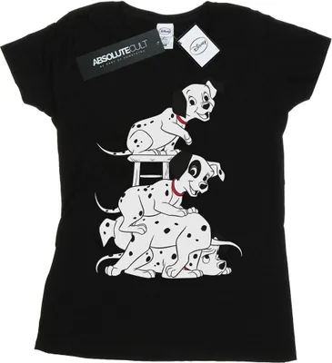 Produktbild von Disney - "101 Dalmatians" T-Shirt für Damen BI14865 (M) (Schwarz)