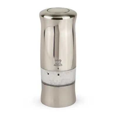 Obrázek produktu pro Peugeot Zeli, Mlýnek na sůl, Nerezová ocel, ABS (akrylonitril-butadien-styren), 140 mm
