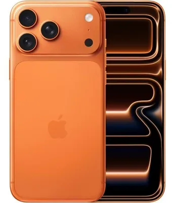 Produktbild von Apple iPhone 17 Pro Max , 17,5 cm (6.9"), 2868 x 1320 Pixel, 2 TB, 48 MP, iOS 26, Orange
