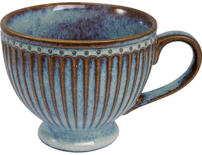 Produktbild von Greengate Alice Oyster Blue Teetasse