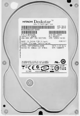 Produktbild von Hitachi 250GB SATA HDD
