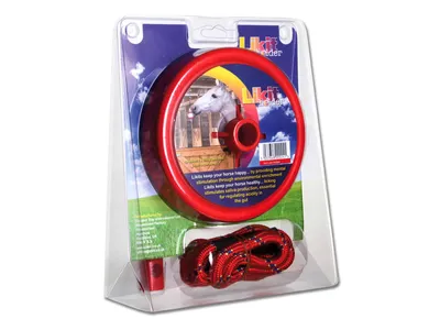 Produktbild von LikitPferdespielzeug Halterung für Leckstein 650 g, rot
