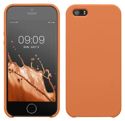 Produktbild von kwmobile KWM000008GO101C, Cover, Apple, iPhone 5, iPhone 5S, iPhone SE (1.Gen 2016), Aprikose