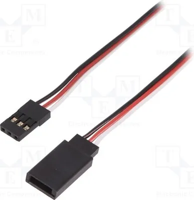 Zdjęcie produktu dla 1 x Złącze 300 mm, 0033, akcesoria do mikromotorów, kabel 3-pinowy. Zastosowanie: serwomechanizmy