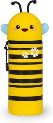 Productafbeelding van Kawaii 2-in-1 etui voor school van zachte siliconen met bijenthema