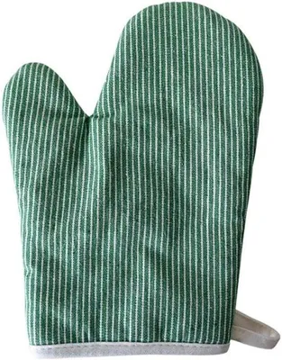 Produktbild von Ovenhandschuhe, Magnetronhandschuhe, Hitzebeständige Küchenhandschuhe, für Backen, Grillen (Grün)