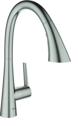 Produktbild von GROHE Zedra Einhand-Spültischarmatur, Ausladung 231mm, 3 Strahlarten, MagneticDocking, herausziehbar, schwenkbar, 32294DC2