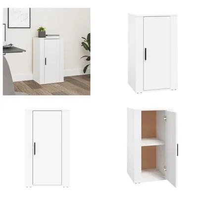 Produktbild von vidaXL Sideboard Weiß 40x33x70 cm Holzwerkstoff - Sideboard - Sideboards - Schrank - Aufbewahrungsschrank