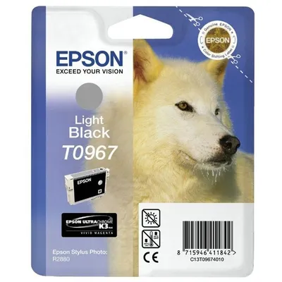 Image de Epson C13T09674010 Epson Tintenpatrone light black T 096 UltraChrome K 3 T 0967