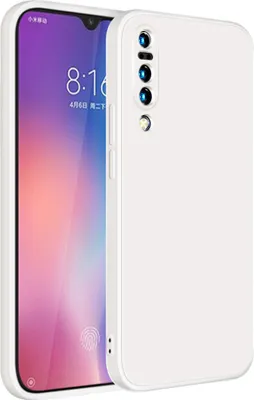 Produktbild von Xiaomi Mi 9 Pro Hülle, LaimTop Slim Liquid Silikon Gel Gummi Schutzhülle für Xiaomi Mi 9 Pro Weiß