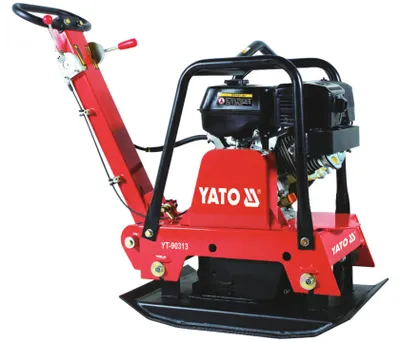 Produktbild von Reversierbare Rüttelplatte, Loncin 9PS Motor, 710x480mm mit Gummimatte