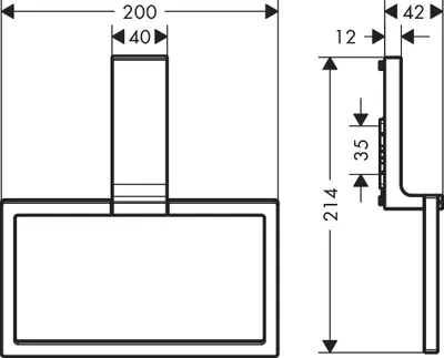 Produktbild von AXOR 42623830 Handtuchring Axor Universal