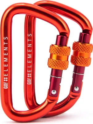 Produktbild von Karabiner Strong 8 PYRO 2er Pack - 1200kg Bruchlast, max. 12kN