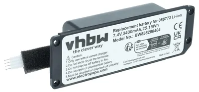 Produktbild von vhbw Akku Ersatz für Bose 088796, 088789, 088772, 080841 für Lautsprecher Boxen Speaker (3400 mAh, 7,4 V, Li-Ion)