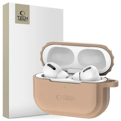 Produktbild von Tech-Protect Silikonseil Apple Airpods Pro 1 / 2 Café Latte