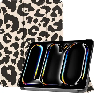Produktbild von imoshion Design Trifold Klaphülle iPad Pro 11 (2024) M4 - Leopard