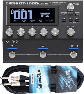 Immagine prodotto di Unità multieffetto Boss GT-1000Core con cavo da 3 m