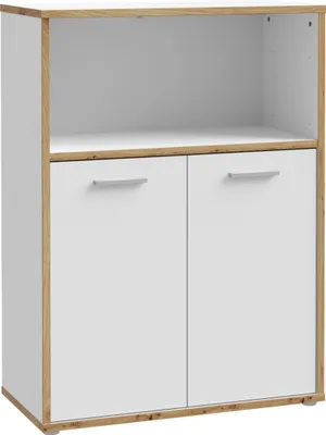 Obrázek produktu pro Nábytek24 Skříňka na dokumenty se 2 dveřmi White/Artisan Keflavik Kflr321-C881 Skříňka na dokumenty