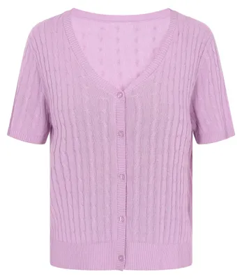 Produktbild von CALEY Damen Strickjacke - Lila, XXL