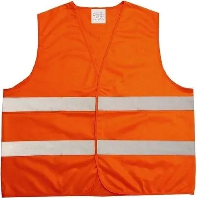 Obrázek produktu pro Oranžová reflexní vesta – bezpečnostní vesta – 2 kusy – bezpečnostní vesta – vesta – fluorescenční vesta – stavebnictví – bezpečnostní vesta – univerzální velikost – doprava