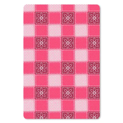 Produktbild von MuchoWow® Mauspad Mousepad Rosa - Muster - Blumen 18x27 cm - Mousepads - Maus Mat - Pad - Mausunterlage