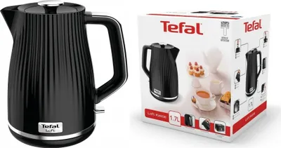 Obrázek produktu pro Rychlovarná Konvice Tefal Loft 1,7L 2400W Bezdrátová S Automatickým Vypínáním