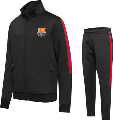 Zdjęcie produktu dla Dres treningowy FC Barcelona czarny dla dzieci - Rozmiar 140 / 10 lat - Czarny dres Barca dla dzieci - Produkt oficjalny