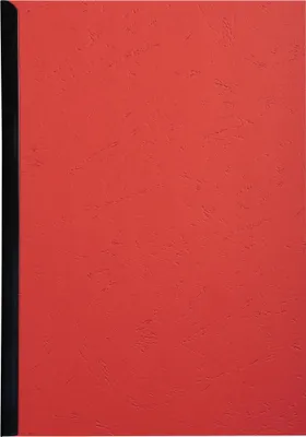 Produktbild von Exacompta 100er Einbanddeckel Evercover 270g/qm Lederprägung A4 Rot 2782C