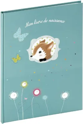 Produktbild von Foxy Babytagebuch blau Text französisch Format A4