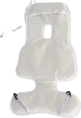Produktbild von Kinderwagen-Kühlkissen mit 2 Ventilatoren, atmungsaktiv, Baby-Kisseneinlage, rutschfest, wasserdicht, für Auto im Freien, Beige