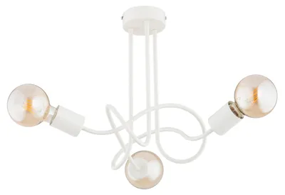 Zdjęcie produktu dla Lampa sufitowa WINGO kremowa 3xE27x15W metal wym:36x41x41cm IP20 Alfa