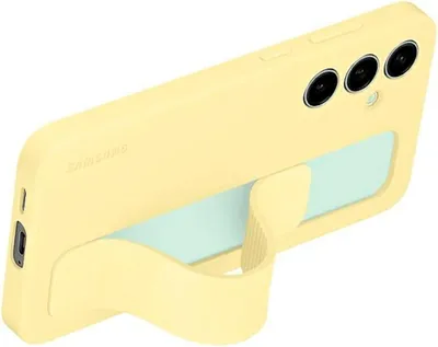 Produktbild von Samsung Standing Grip Case EF-GS721 fr das Galaxy S24 FE, Cover, Samsung, Galaxy S24 FE, 17 cm (6.7"), Gelb