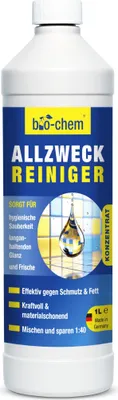 Produktbild von bio-chem Allzweckreiniger Konzentrat - Extrem leistungsstark für hygienische Sauberkeit - 1000 ml - Multi Clean Kraftreiniger Küchenreiniger - für den gesamten Haushalt, Küche, Bad, Wohnzimmer
