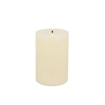 Produktbild von Candela Lights LED Kerze Echtwachs fernbedienbar 10x15 cm cream rustic