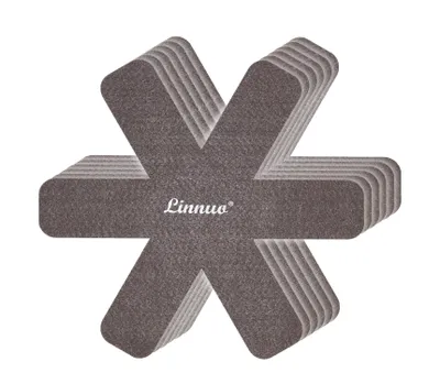 Produktbild von Linnuo 6er Set Pfannenschoner 38 cm XL Pfannenschutz Stapelschutz für Pfannen Töpfe grau