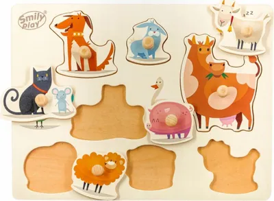 Obrázek produktu pro ANEK Puzzle Animal.Home.SmilyPlay SPW83804 38041