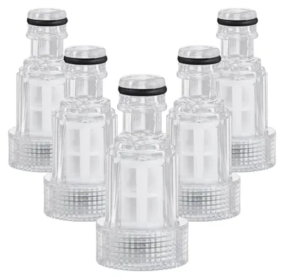 Image de 5 filtres à eau pour nettoyeur haute pression, accessoires pour jardin et irrigation