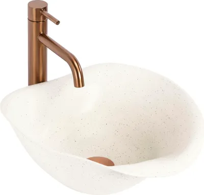 Immagine prodotto di Lavabo Da Appoggio Rea Hm-34B Handmade Art Beige