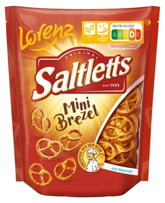 Image de Lorenz Saltletts Mini Bretzel petit bretzel au sel marin 150g
