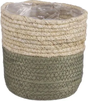 Produktbild von Mica Aufbewahrungskorb Rachel rund grün 14 x 14 cm