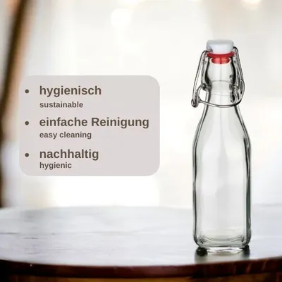 JJKMALL Leere Glasflasche 100 Ml Mit Zerstäuber – Inkl. Tropfer & Geschenkbeutel, Aus Dickem Glas, Für Parfüm & Öle