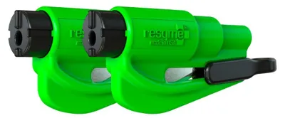 Produktbild von resqme Das Original Notfall-Schlüsselanhänger-Auto-Fluchtwerkzeug, 2-in-1-Sicher
