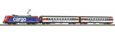 Produktbild von Piko PSCwlan S-Set SBB EC Re 484 + 2 Wg. A-Gleis & B VI 59107