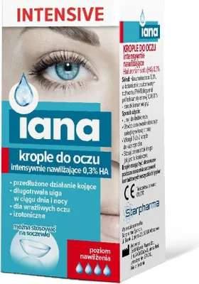 Produktbild von IANA INTENSIVE Augentropfen intensiv feuchtigkeitsspendend 0,3 % HA 10 ml STARPHARMA