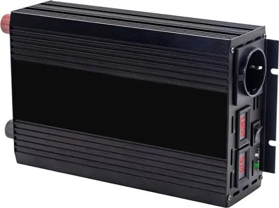 Produktbild von HOULI Power Inverter Spannungswandler von 12V auf 230V, 2000W/4000W, reine Sinuswelle, 1 Steckdose