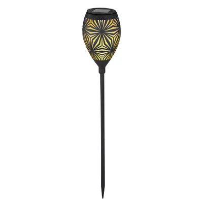Produktbild von LED Solar Steckleuchte, Metall, schwarz, wetterfest, H 58 cm