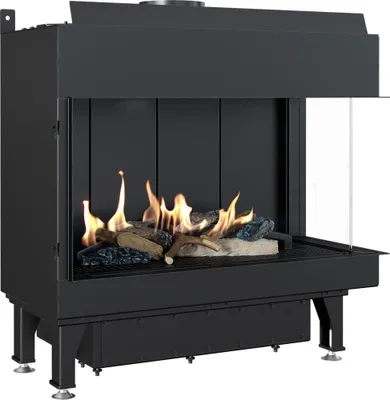 Produktbild von Gaskamin KRATKI LEO 70 rechts Erdgas ∅ 100/150 7,3 kW