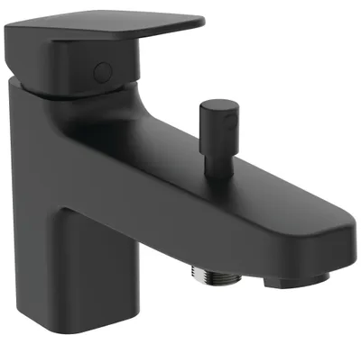 Produktbild von Ideal Standard Badearmatur für Wannenrand Ceraplan, Ausladung 153mm BD257XG Schwarz (Silk Black)